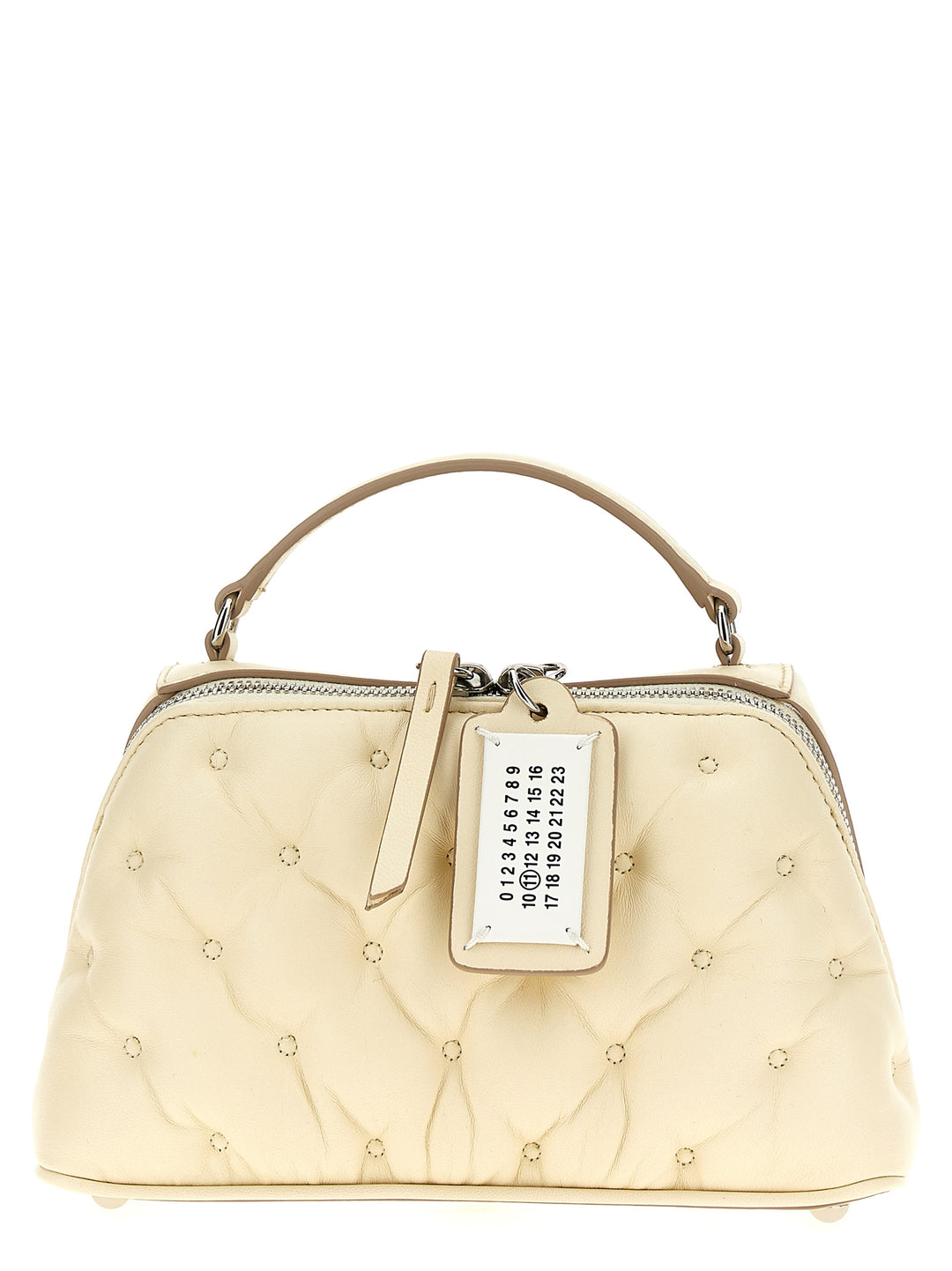 Glam Slam Trapezoid Hand Bags White