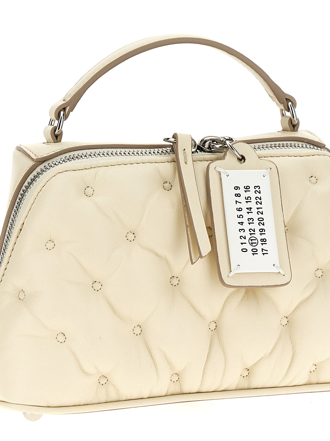 Glam Slam Trapezoid Hand Bags White