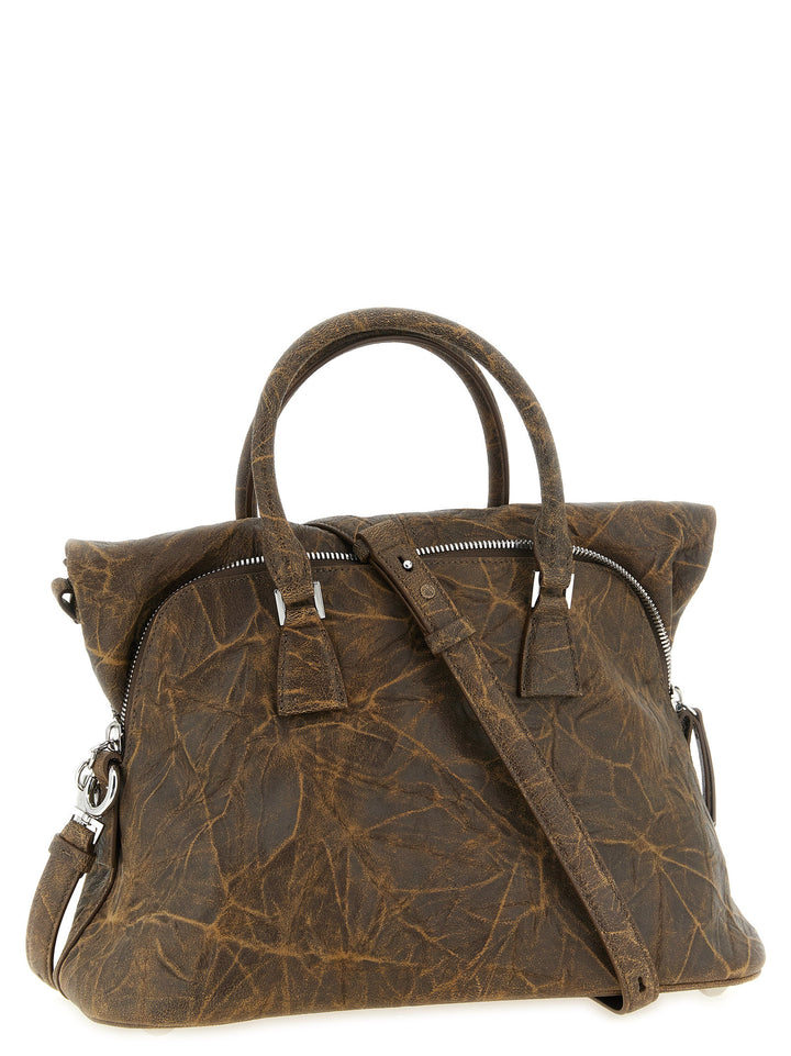 Maison Margiela 5ac Soft Shoulder Bags - Brown | fcc61a7e158443a8e014b0270b0e0c76aa902845