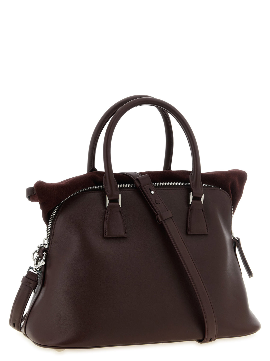 Maison Margiela 5ac Soft Shoulder Bags - Bordeaux | fddce67b4de5cf316249496e78dcd7e97a2608d0