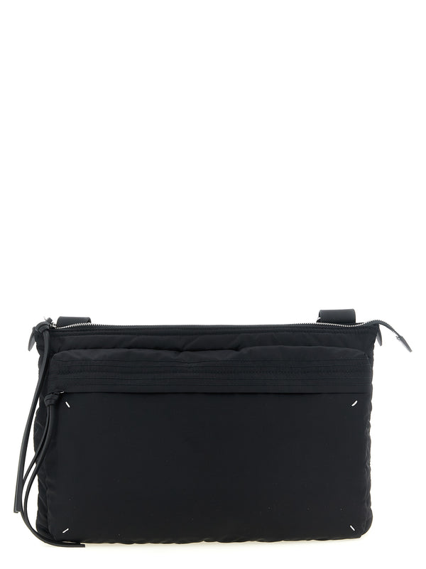 Zip Computer Bag East West Crossbody Bags Black