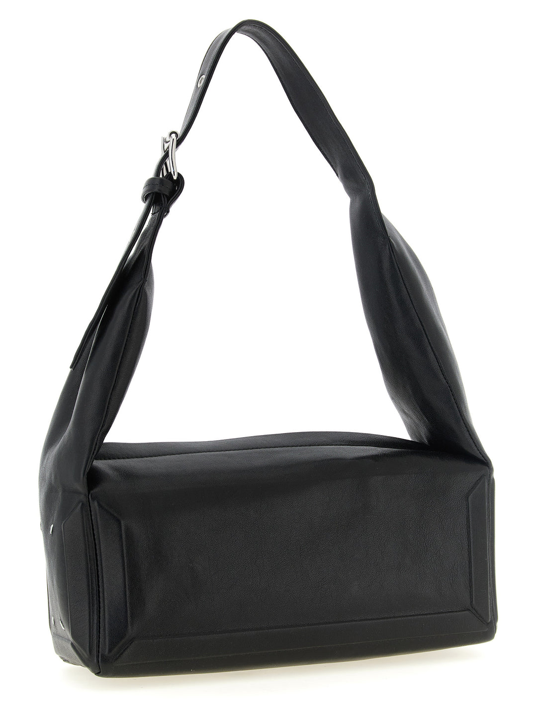 Maison Margiela Box Bag East West Medium Shoulder Bags - Black | b504c2b388a4a81fb2fbd944d654667ba22c78ee