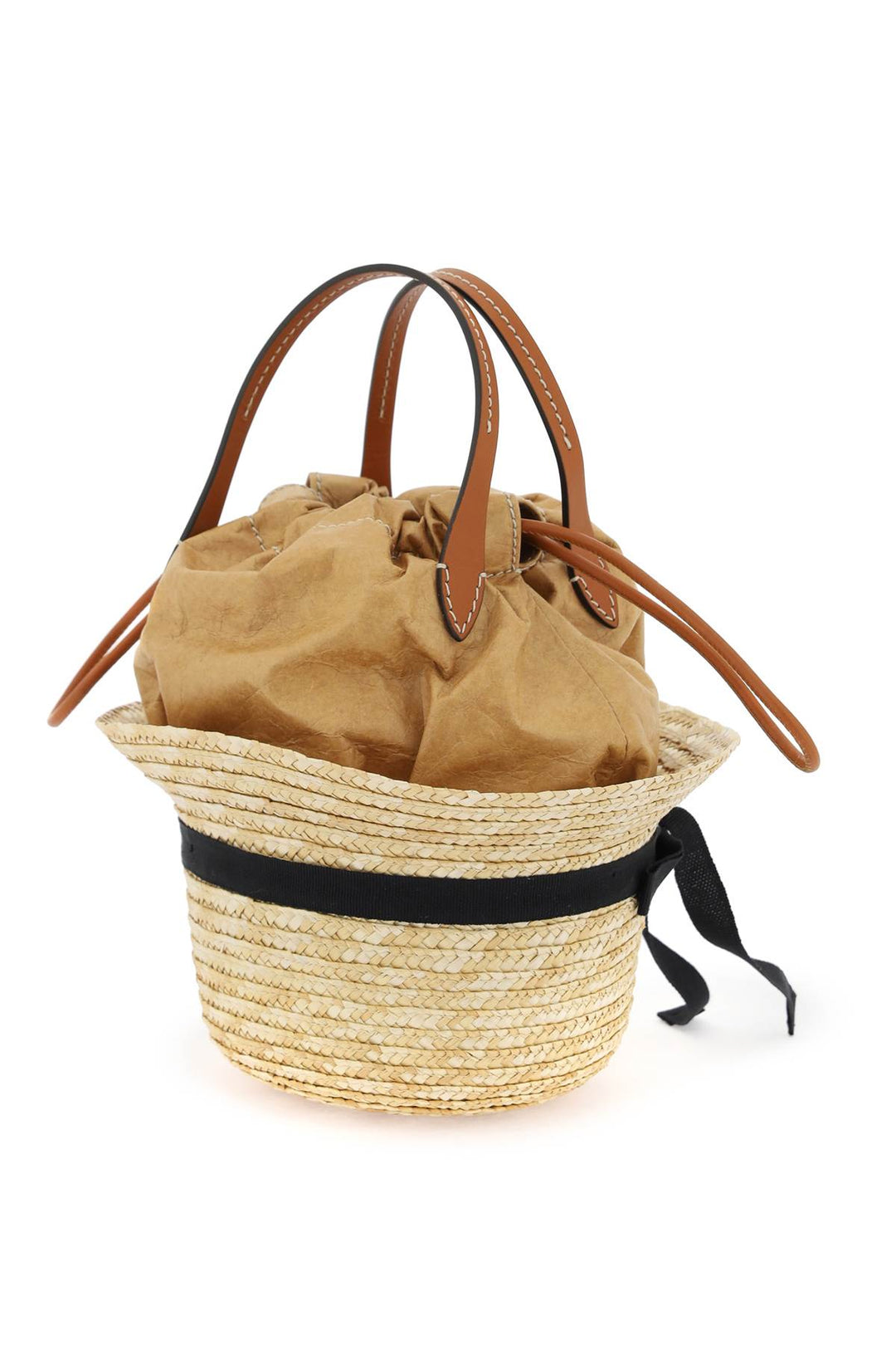 Borsa A Mano Con Cappello Integrato