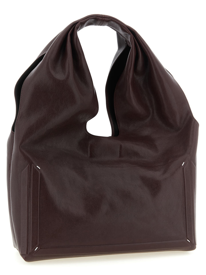 Maison Margiela Box Bag Medium Shoulder Bags - Bordeaux | 7b49257242169be0303fc2403f984230fe558541