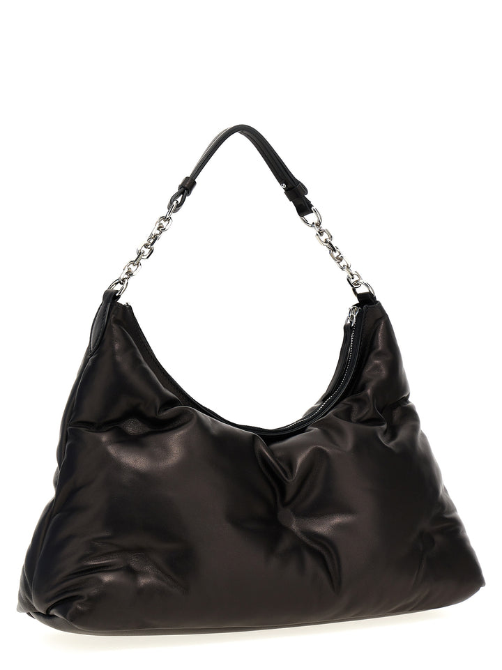 Glam Slam Hobo Medium Shoulder Bags Black