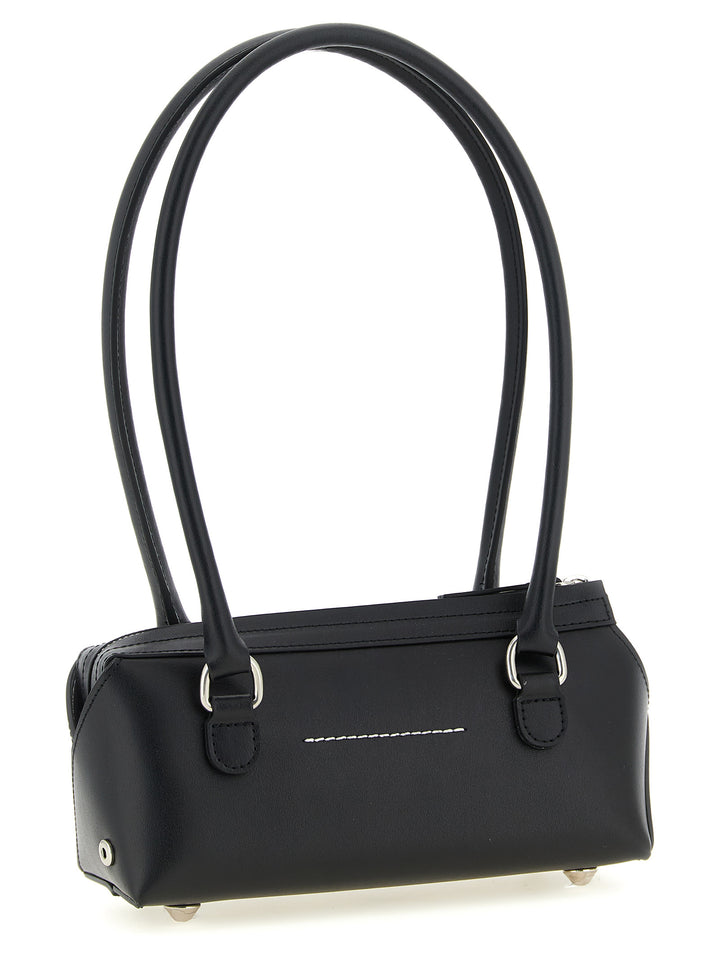 Mm6 Maison Margiela Bauletto Shoulder Bags - Black | e1ae253e1cc3fe3f9352e98f88fad04ded1e30a0