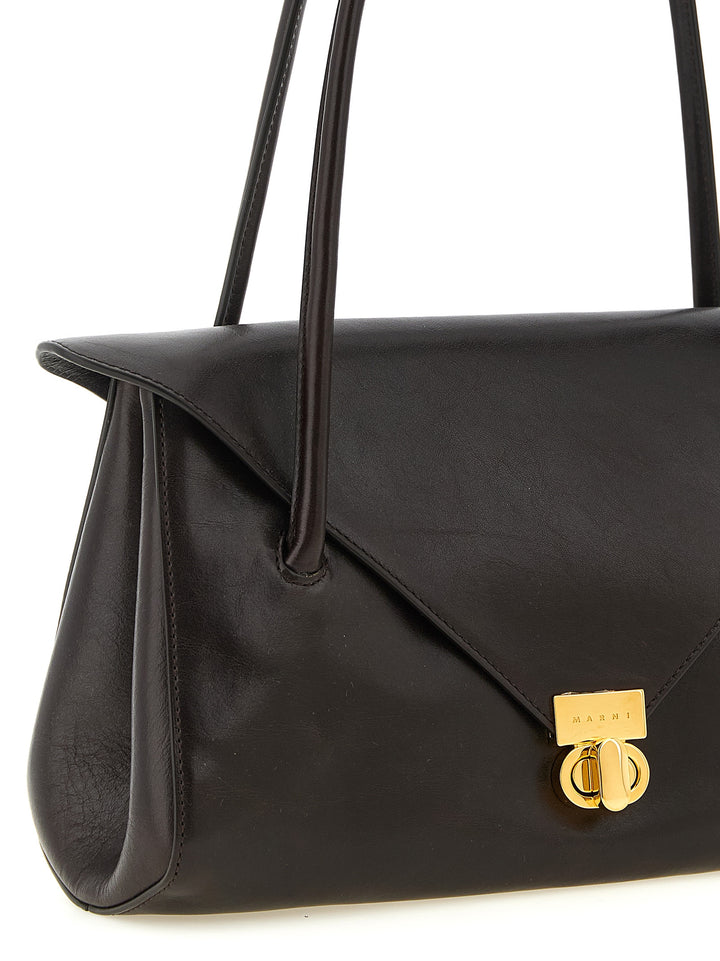 Marni E/W Leather Shoulder Bag Shoulder Bags - Brown | 811ed25e9eb7eb969cda65ec1c67c909faea493a
