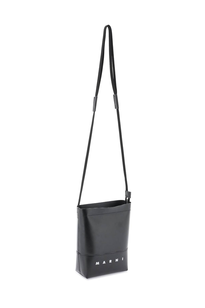 Coated Canvas Crossbody Bag