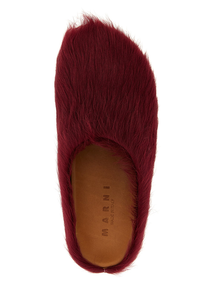 Marni Fussbett Flat shoes - Bordeaux | bf0a3fd20f21f43fa7d5e807e0d54ef0be03a07e