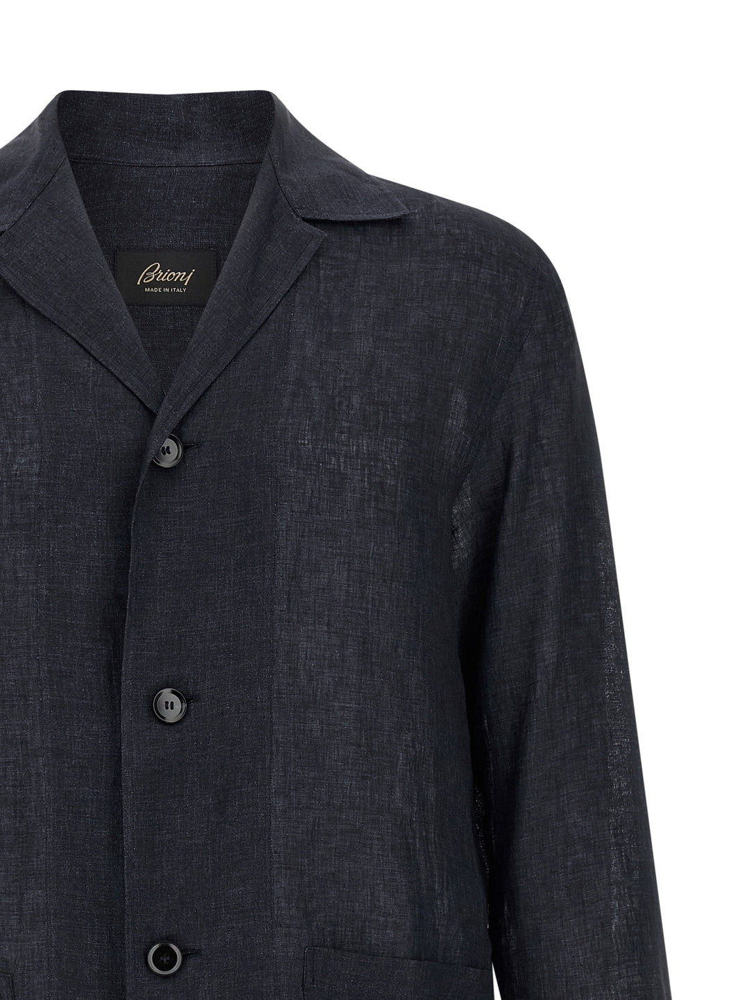 Brioni Blazer Shirt Shirt and Blouse - Blue | 3c17ee2dc6ead1a8f6bdad90e3356f794e1334bc