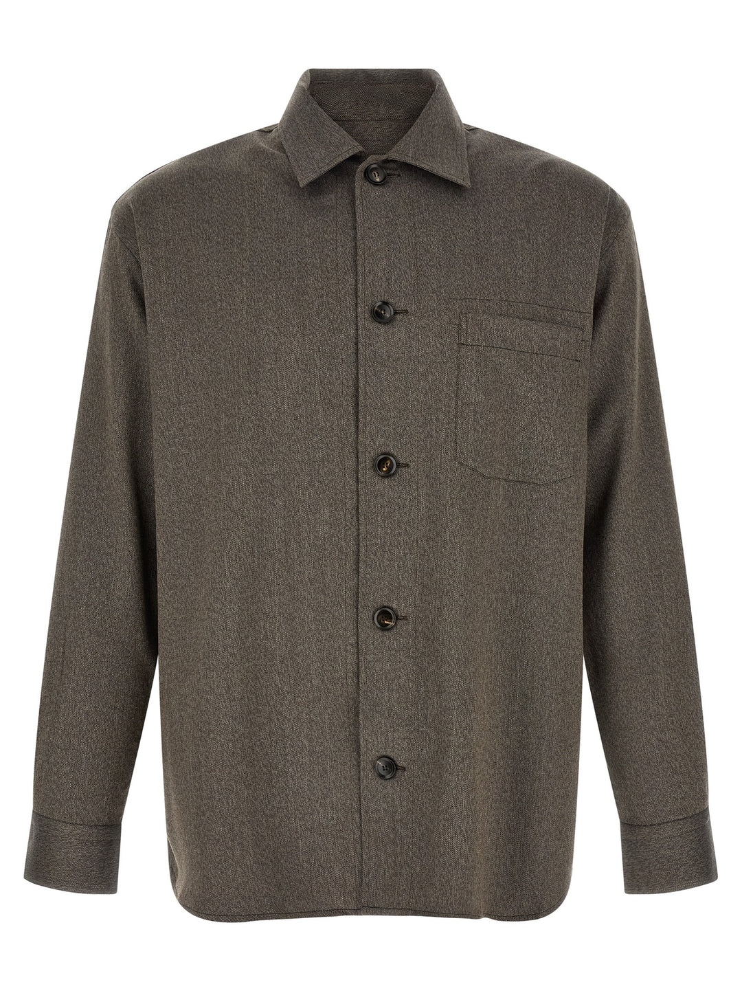 Brioni Workwear Shirt and Blouse - Brown | 7c2c78b4e0392f0a3879d4ee4d001b1be1d295a9