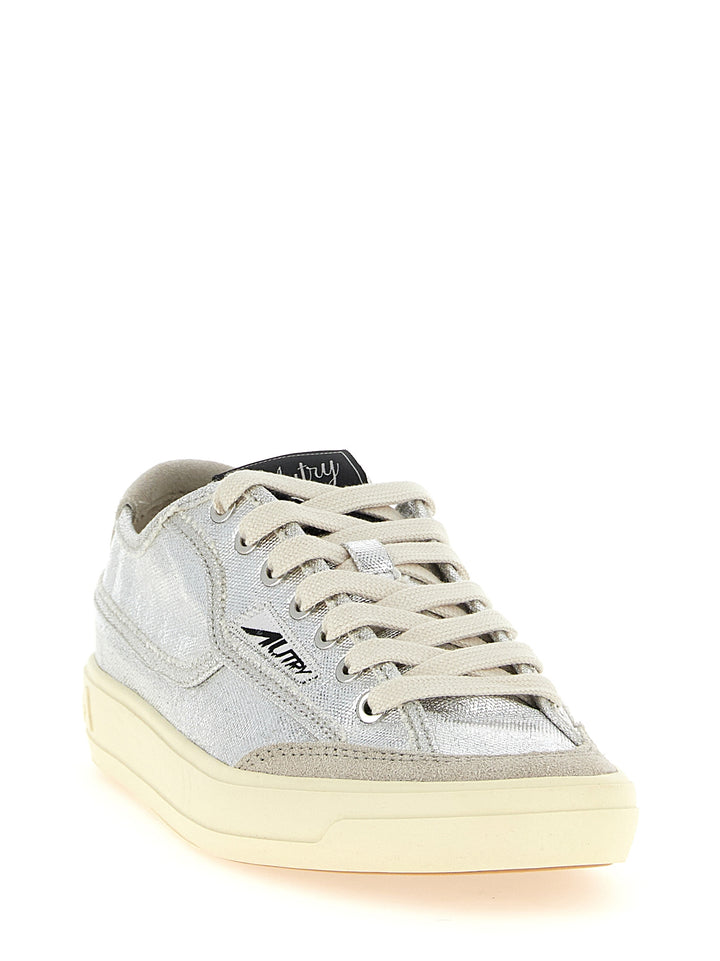 Autry Windscape Low Sneakers - Silver | 37e56ac83fb16c4c83cf3da2906248cf2a17d578