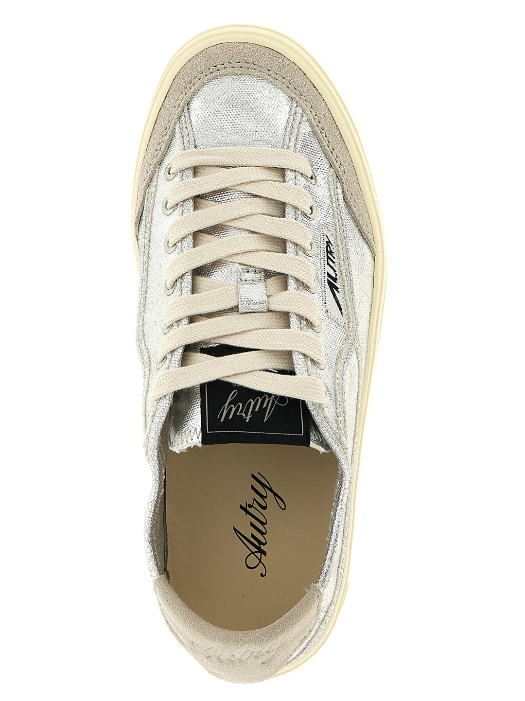 Autry Windscape Low Sneakers - Silver | 8a70664c5b4a88f87d5244d80b79d45c2d0cb016