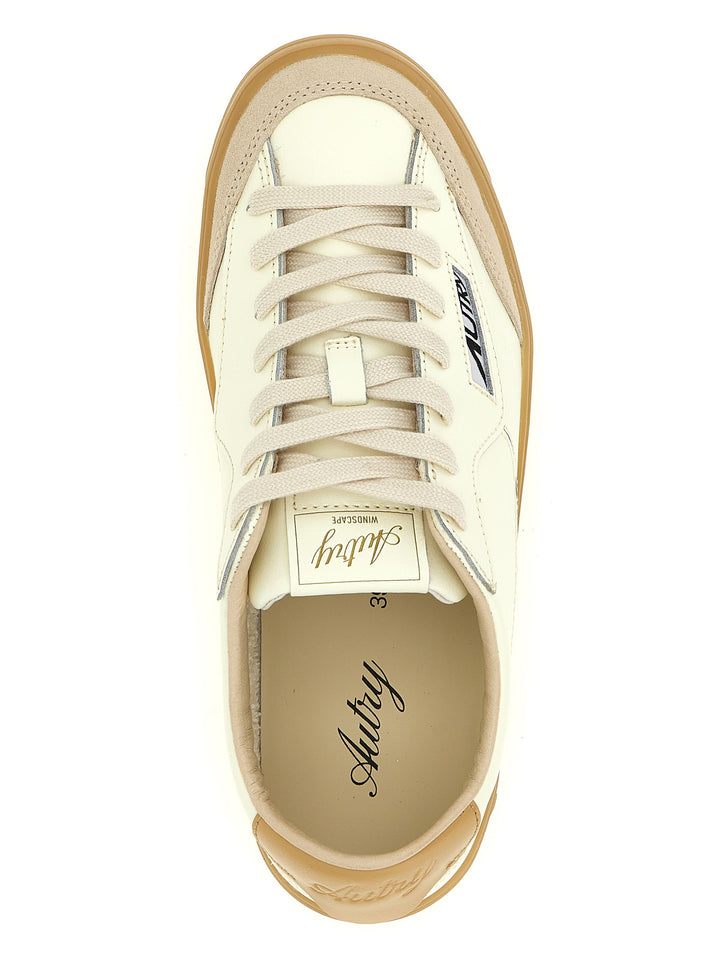Autry Windscape Low Sneakers - Beige | 6287638e1472405edec37491c8625785e997b643