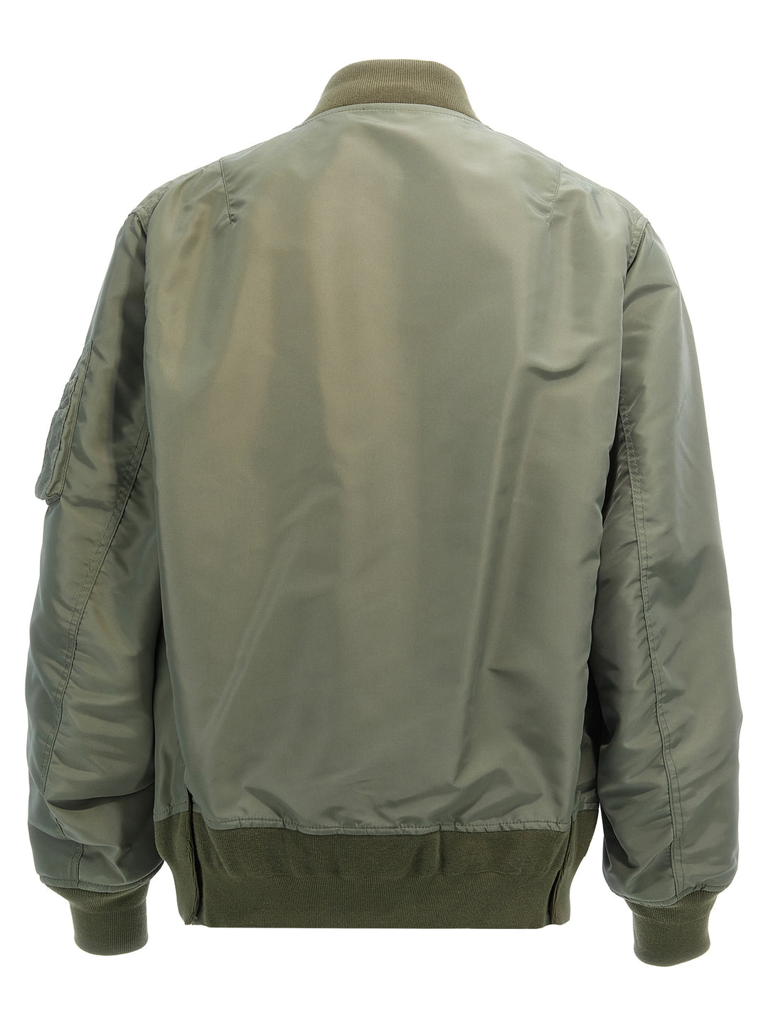 Nylon Bomber Jacket Casual Jackets, Parka Green