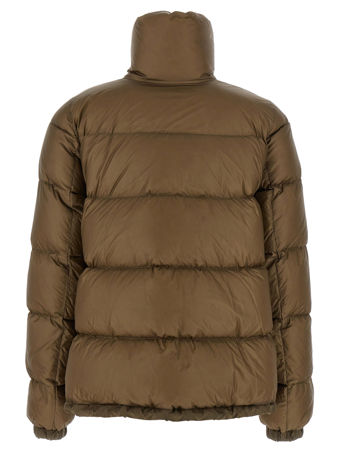 Flared Padded Down Jacket Casual Jackets, Parka Beige