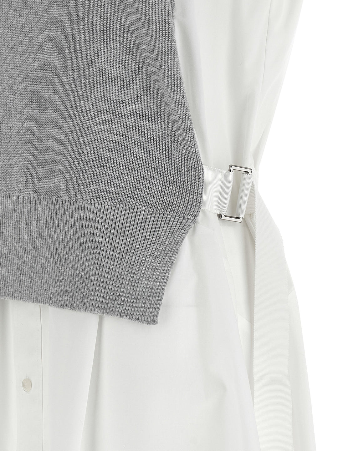 Sacai Hybrid Dress Dresses - White | 1f4f5b922f8c087da8c59b905995b620200b6e01