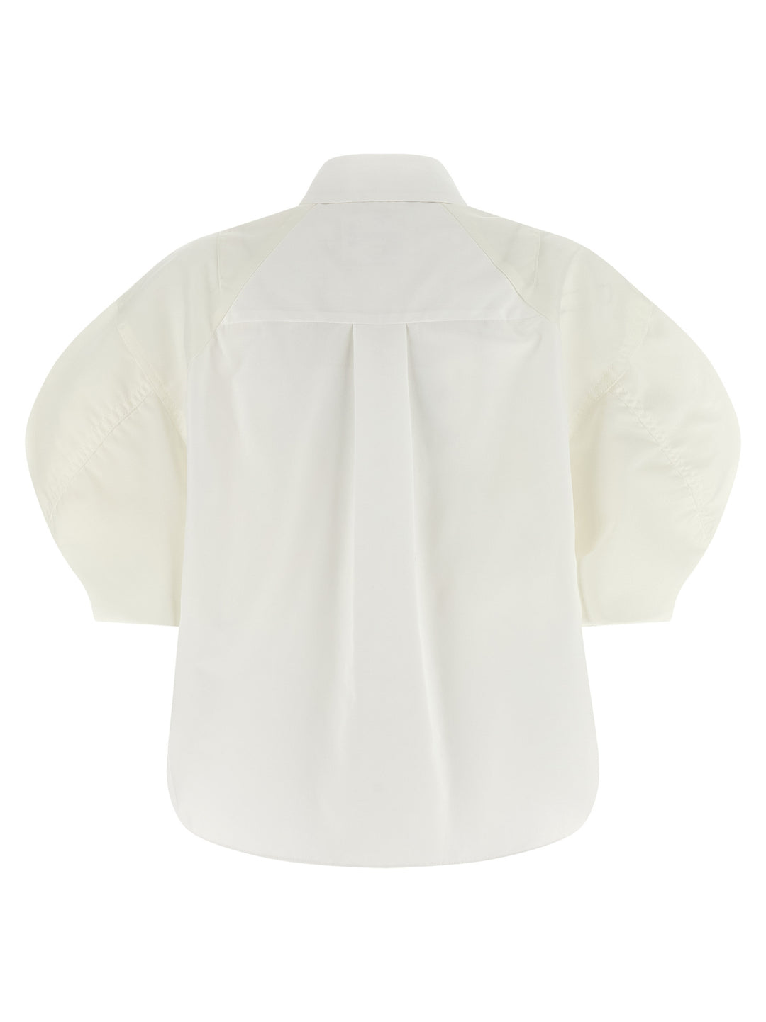 Sacai Bomber Sleeve Shirt Shirt and Blouse - White | aab31b69f4bb16529cfcf4d80214edc4444b8eae