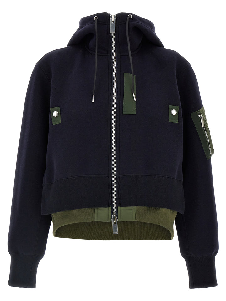 Sacai Sponge Sweatshirt - Multicolor | ba804114654730a9cbc915eb3f2dc9bcedeb5f51