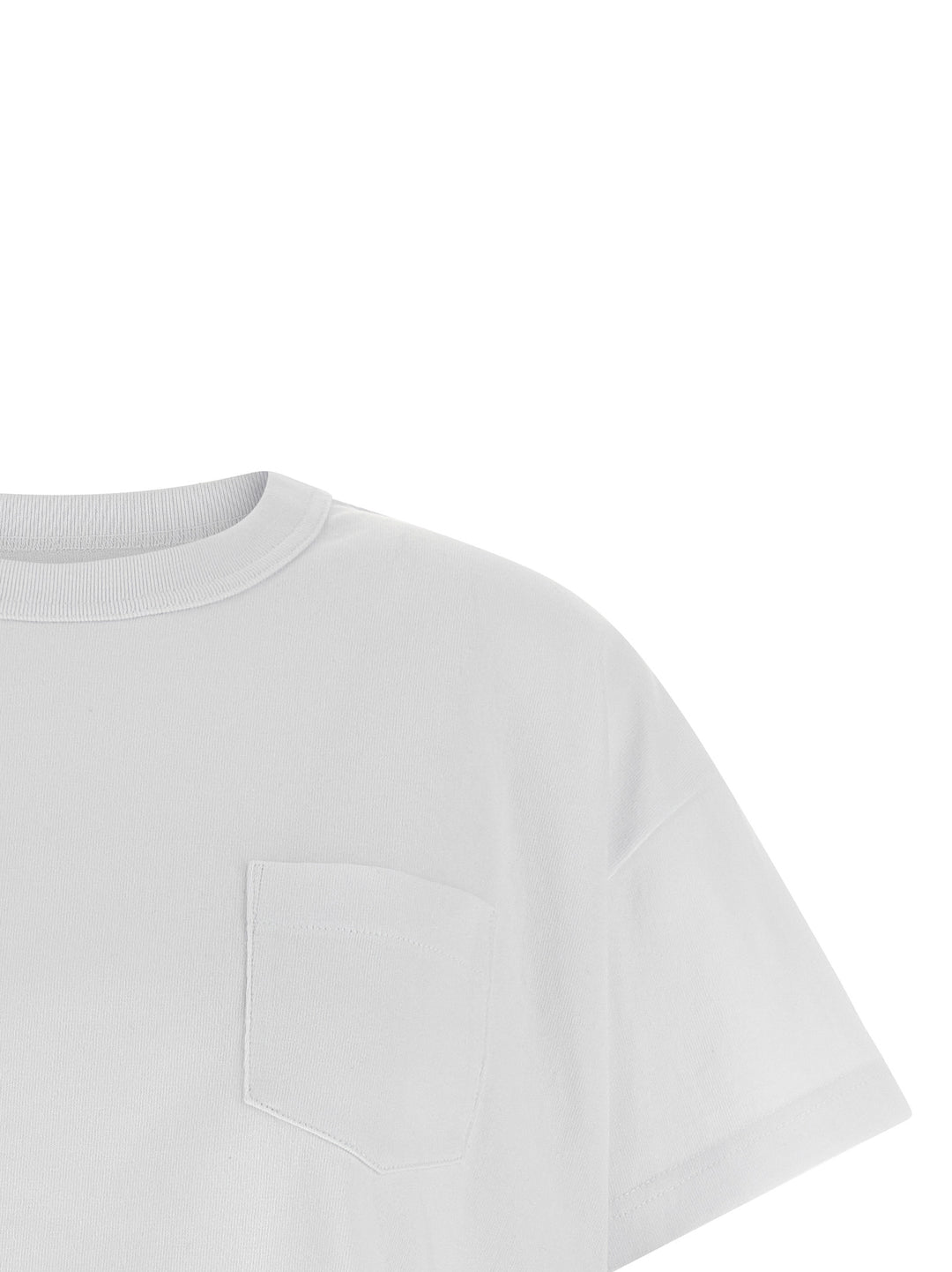 Sacai Logo Pin T-shirt - White | 3a246dffa99d1a87ad5db8a646ad1b8dfefe6761