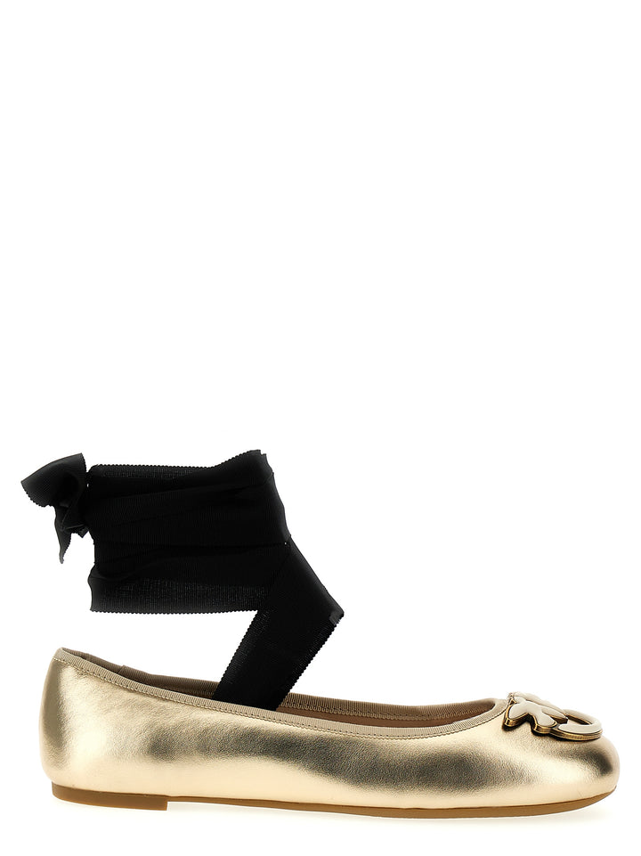 Gioia 02 Flat Shoes Gold