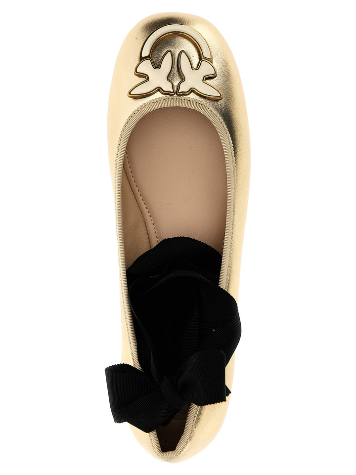 Gioia 02 Flat Shoes Gold