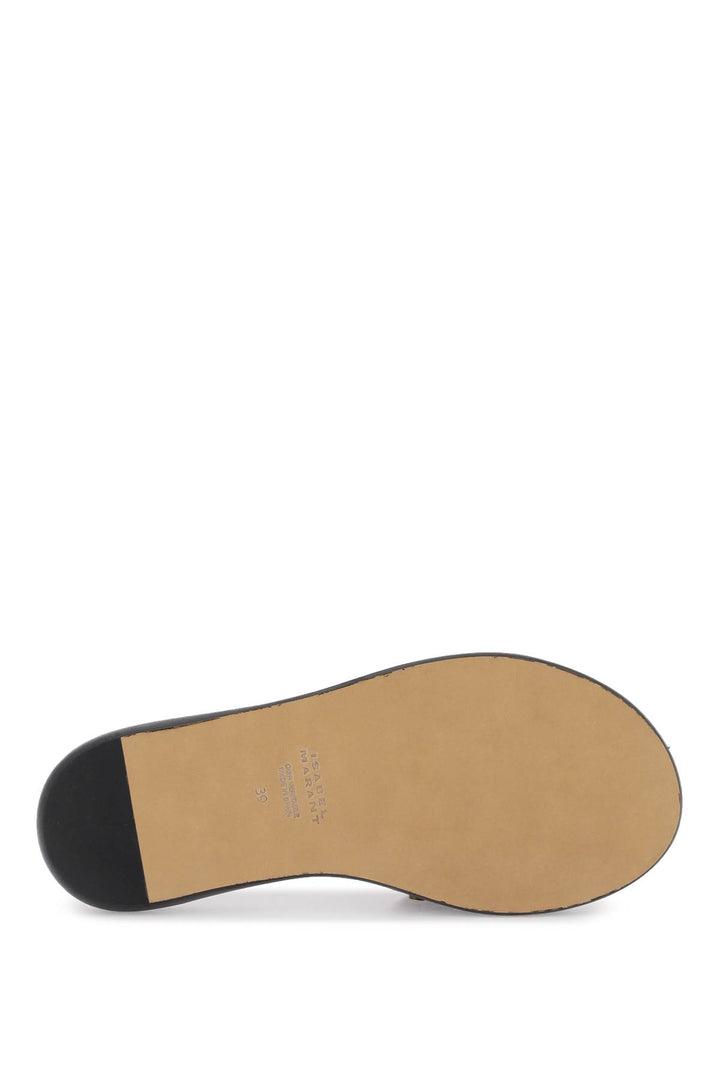 Leather Vikee Slides