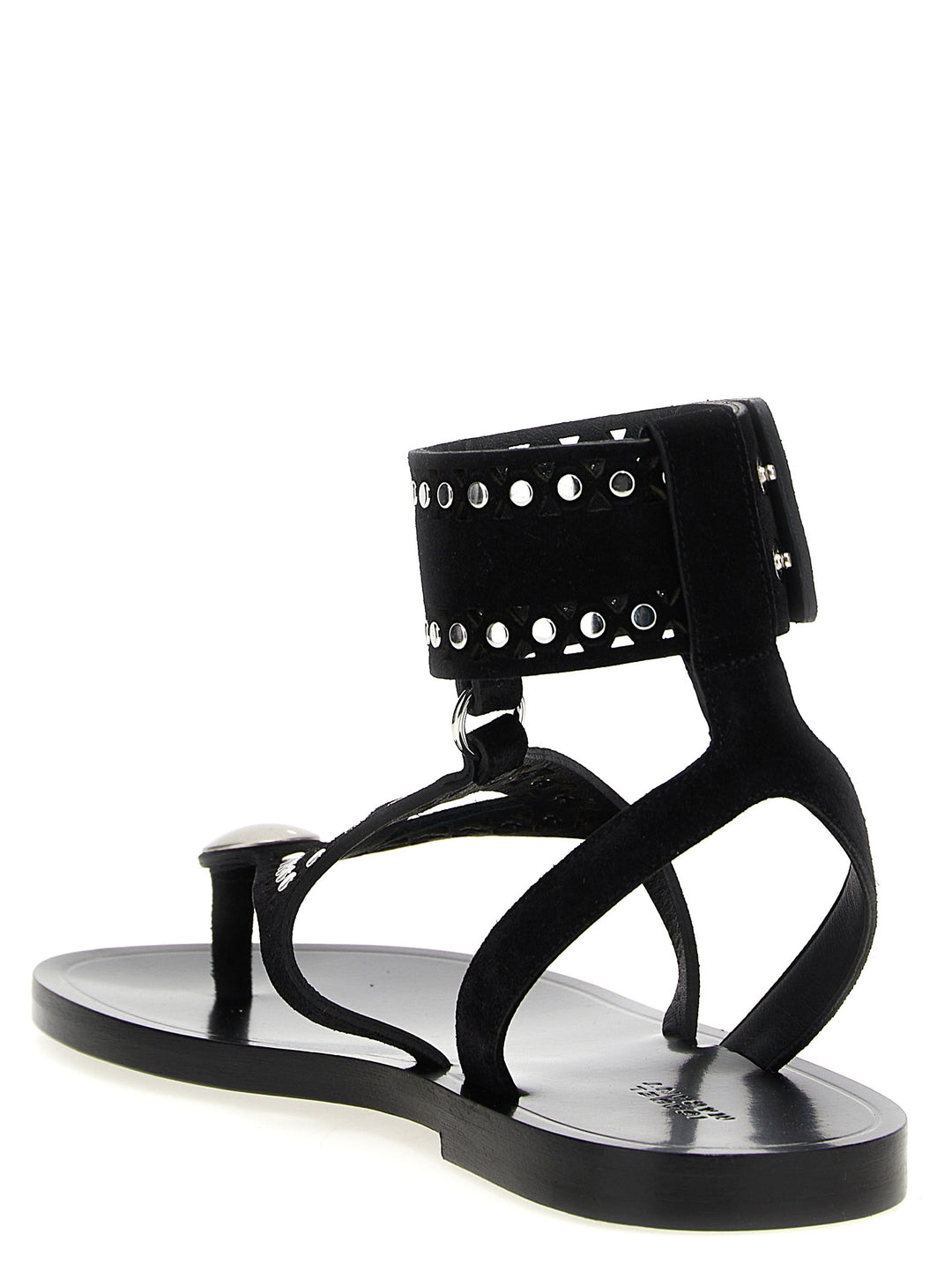 Isabel Marant Edil Sandals - Black | 386121fd792a7739adba3278d435b16e649775b9
