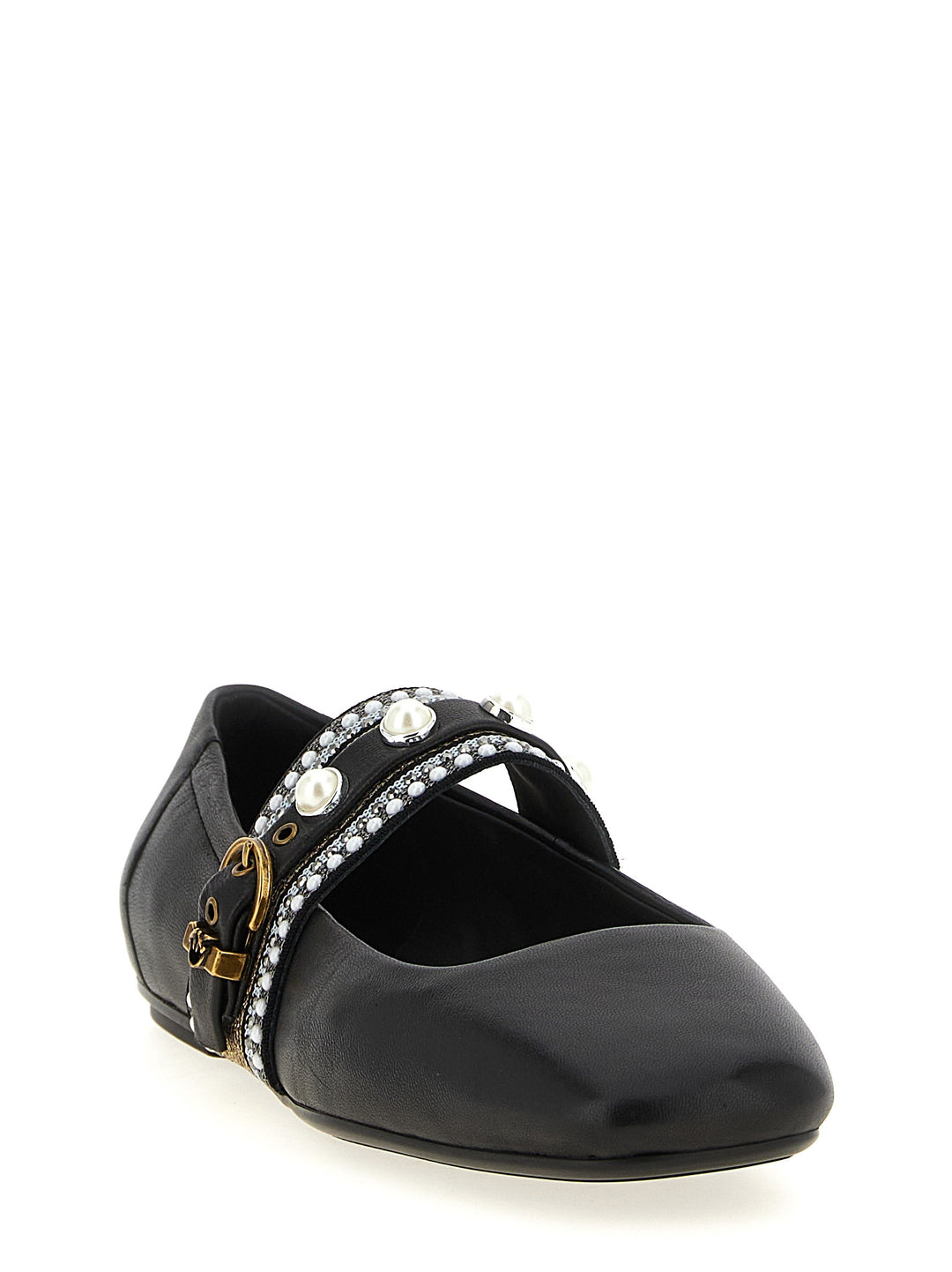 Pinko Max 04 Flat shoes - Black | 2a67a4ab59cc524b62744f066759d1bf3536c239