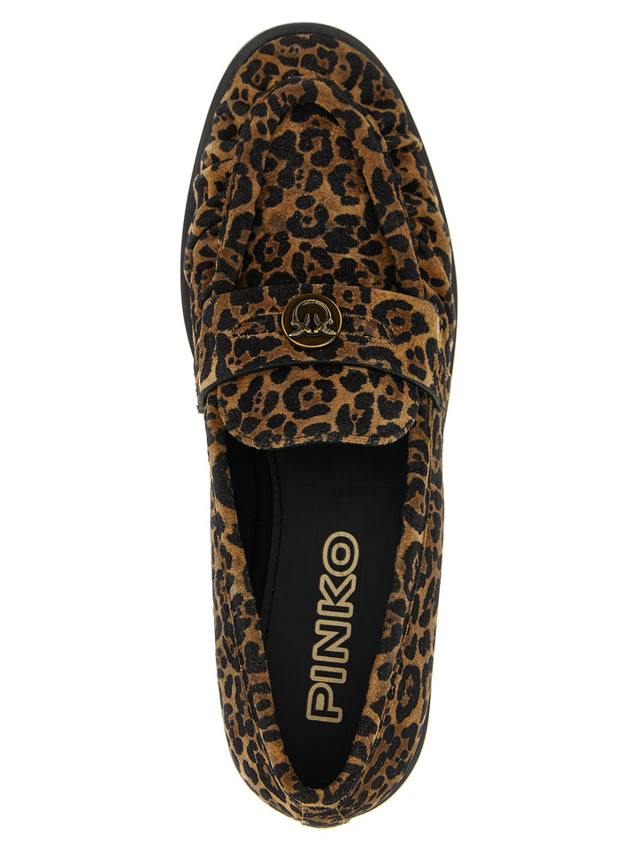 Pinko Nora 01 Loafers - Brown | ba3960fa840a4bcf1978a629c22ad94bb8a006dd