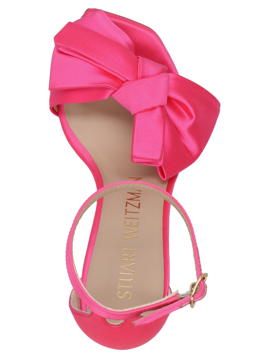Stuart Weitzman Nudistcurver Loveknot Sandals - Fuchsia | 72144540f69c8958acdf0249e3e28f6601cf44bc