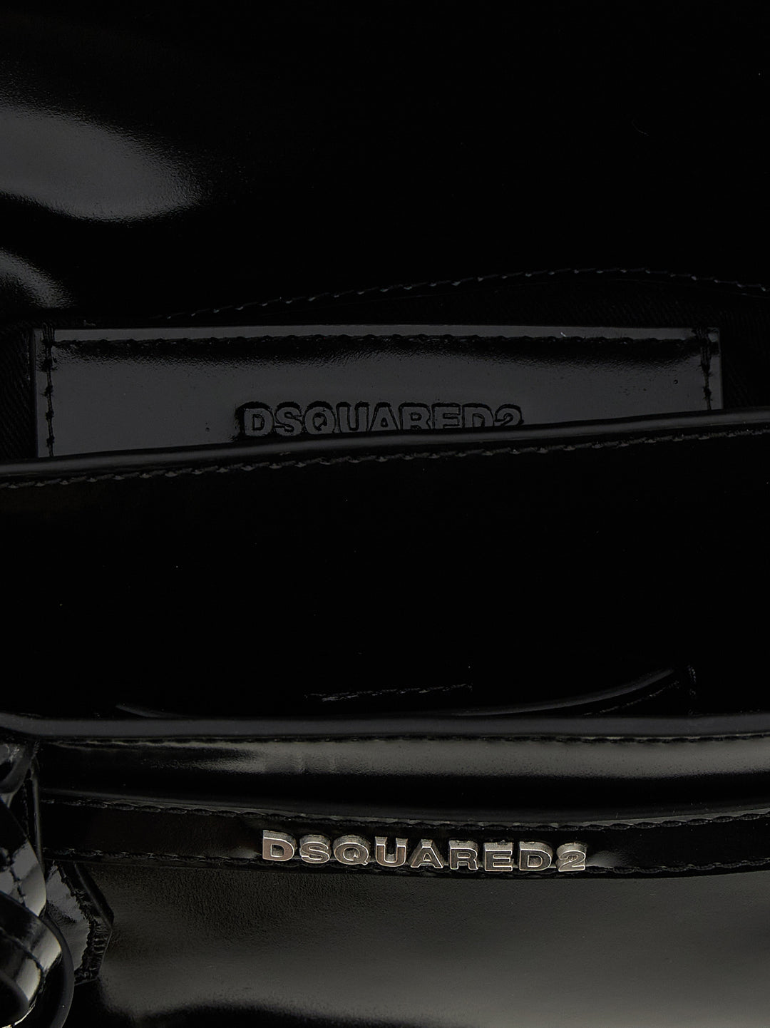 Dsquared2 Twin Mini Hand Bags - Black | 377fb9be8642d9133cf8887f1d05917a76ed0483