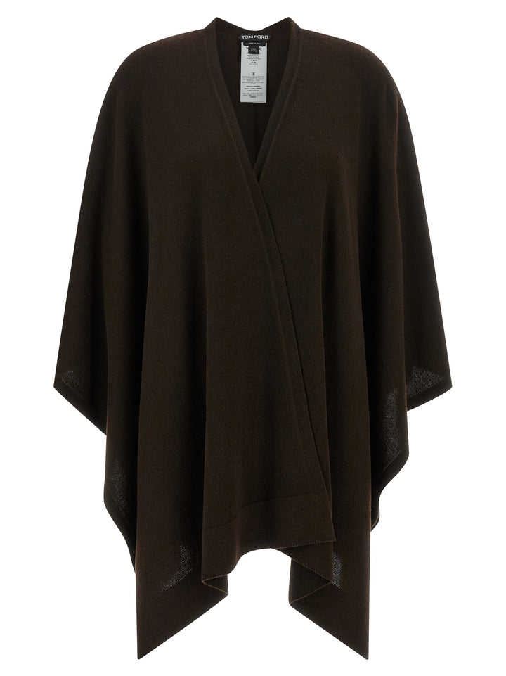 Tom Ford Cashmere Poncho Capes - Brown | 93d4a6d66215d90eef355693be1f251d14a7b59c
