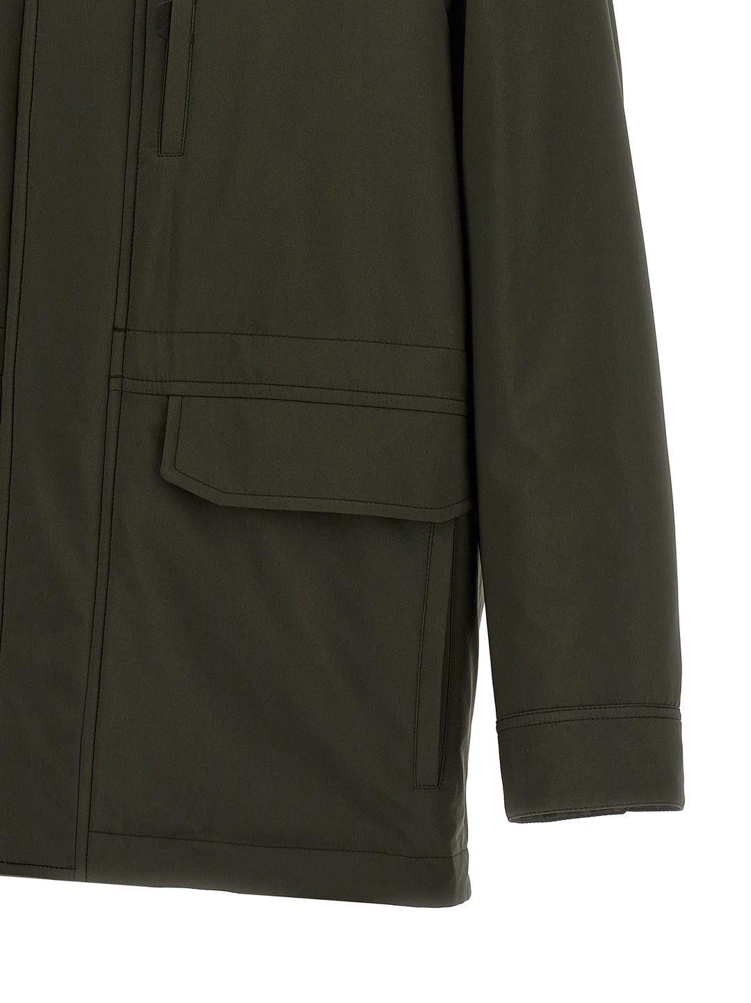 Field Casual Jackets, Parka Green