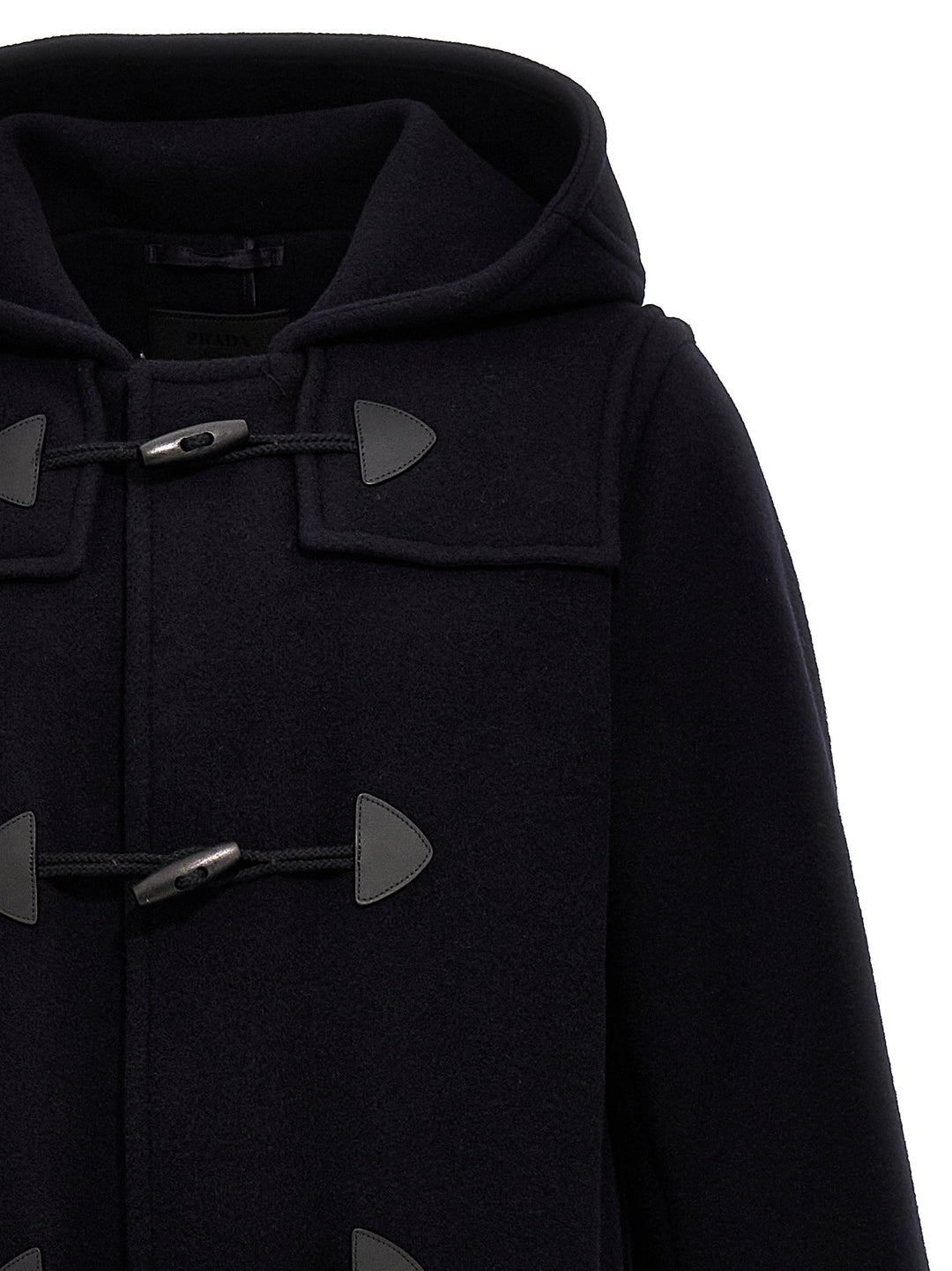 Prada Long Montgomery Coat Coats and Trench Coats - Blue | 3651602c1bcaf91409984ad3e3c33ac5ad4a3855