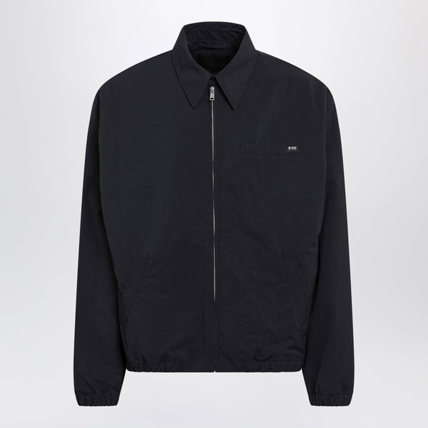 Blue Blouson In Technical Fabric