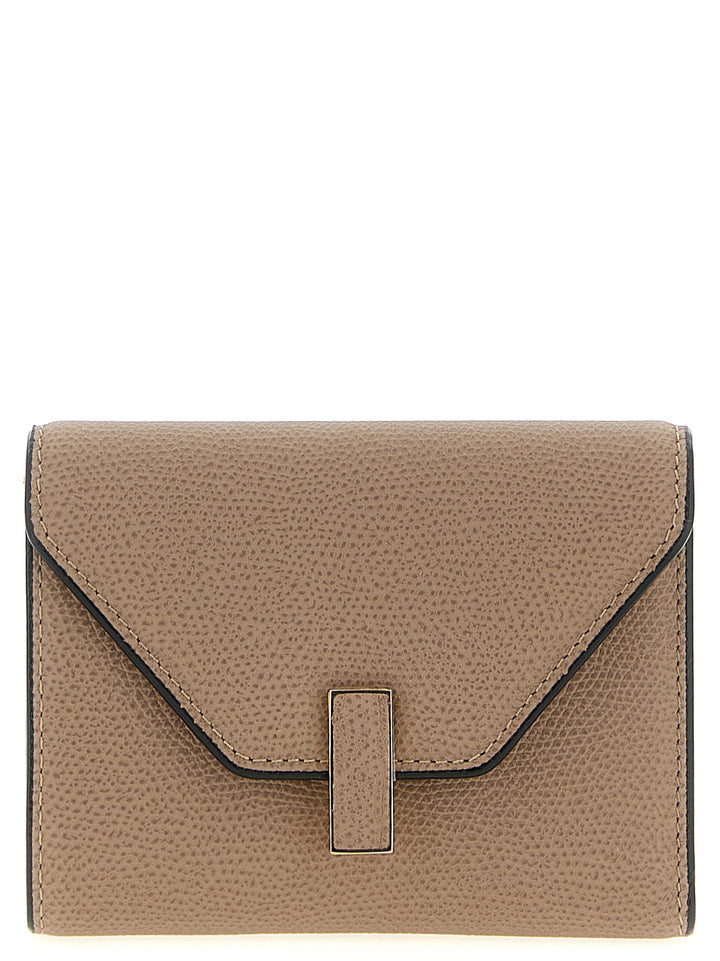 Valextra Iside Trifold Wallets and Card Holders - Beige | 8fae7ee0c503c3e63b5d620248d67d31a87ed083