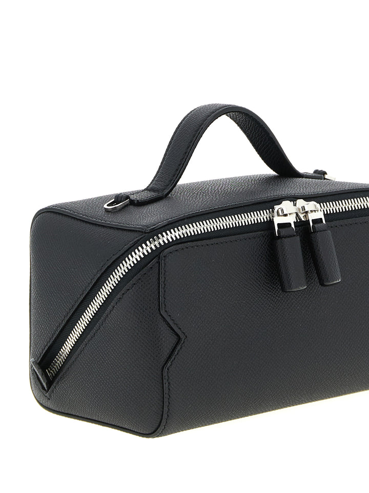 Valextra V-Line Crossbody Bags - Black | 2eb44cec10f6184d7320c23899141e0dc907214e