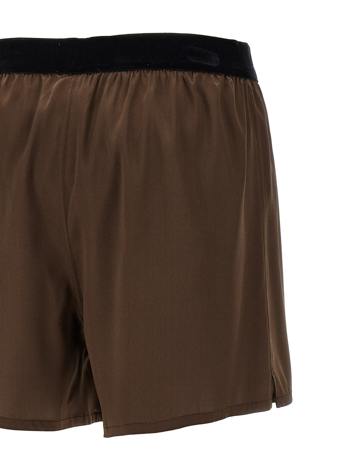 Tom Ford Silk Shorts Bermuda and Short - Brown | 27a9817bac028bf233bdfcf5daf299ac5c77a5b3