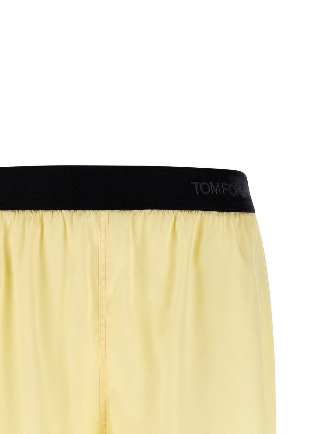 Tom Ford Silk Shorts Bermuda and Short - Yellow | f4aeddc75025b20e871bfdc3102e0d99327c6ce9
