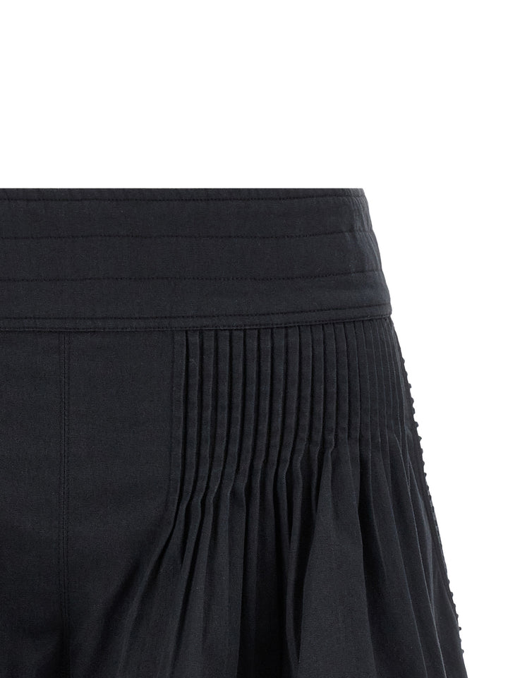 Isabel Marant Cybila Bermuda and Short - Black | 325667806f7833060bcc06c3e1880653bb3f3385