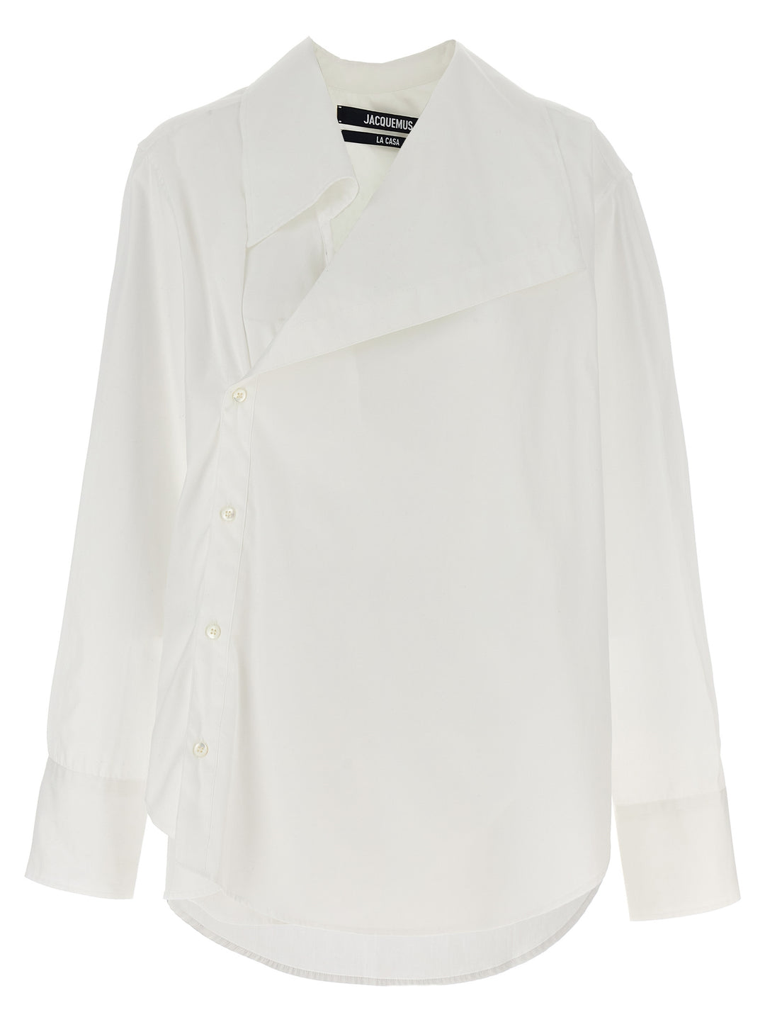 Asymmetric Shirt Shirt, Blouse White