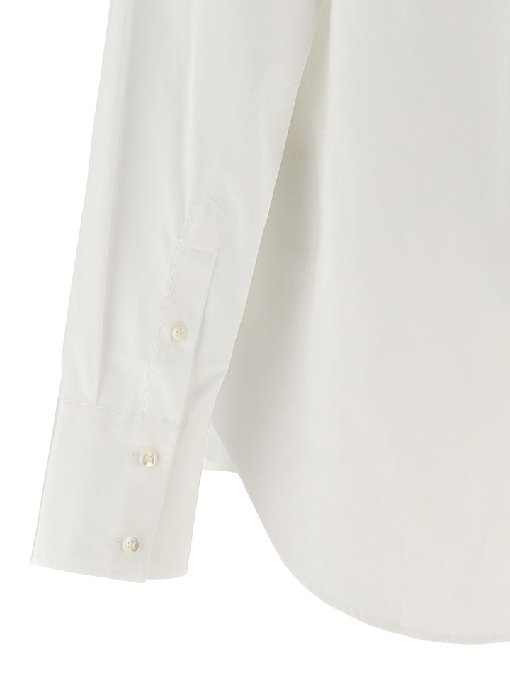 Asymmetric Shirt Shirt, Blouse White