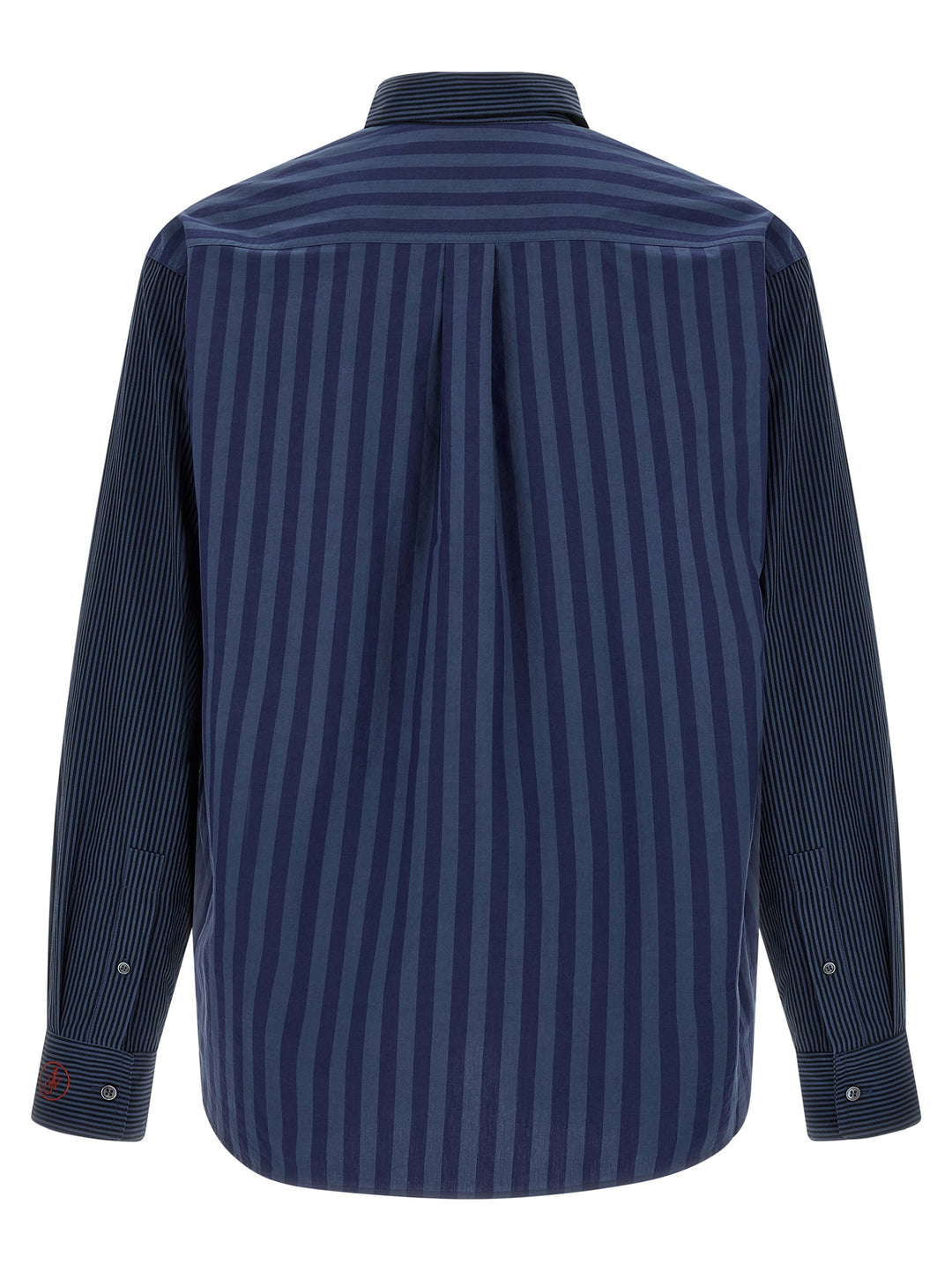 J.W. Anderson Patchword Striped Shirt and Blouse - Blue | d3d49232e1781e22d557583943cc0c5b108d14d6