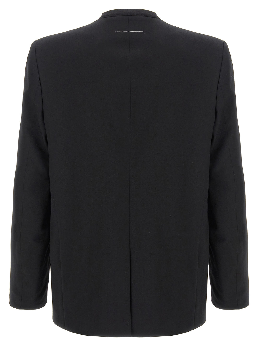 Mm6 Maison Margiela Single-Breasted Blazer - Black | 48deccbb649dfbc26e413401564bf8b759ae1344