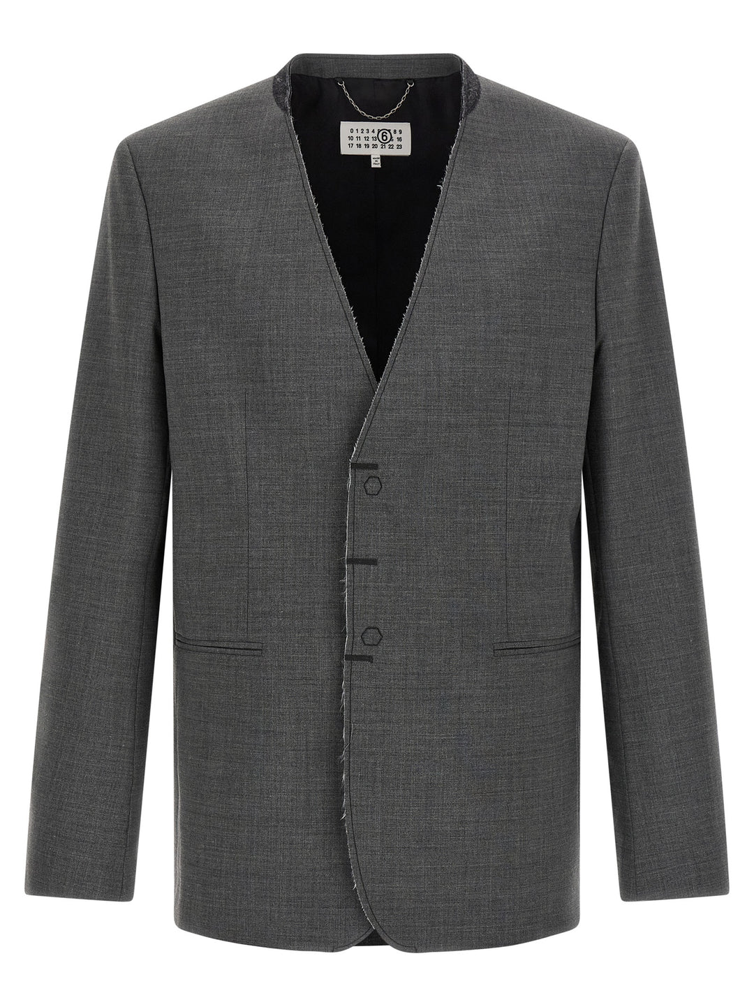 Mm6 Maison Margiela Wool Blazer - Gray | d23bd17833233e063b247bd901b2da5d73f39b74