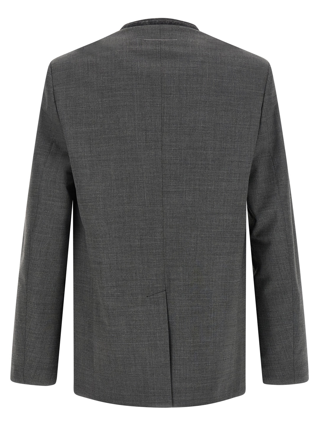 Mm6 Maison Margiela Wool Blazer - Gray | 5f4dfa388a14529296fa356191906b0266b5fe00