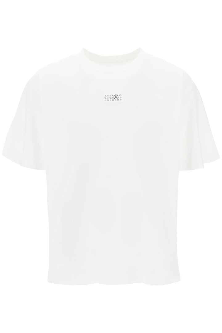 T Shirt With Numeric Logo Label