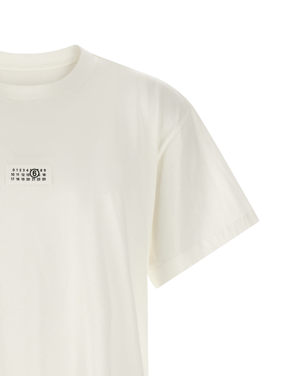 Mm6 Maison Margiela Logo T-shirt - White | 92f5377fde91351478f7fca6b31306146ff12e83