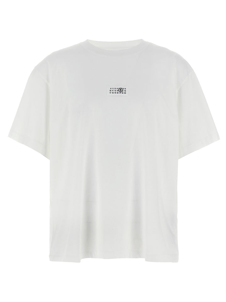 Mm6 Maison Margiela Numeric Signature Mm6 T-shirt - White | c51bddcded571034fd1239019a7e43c6fa1d2474